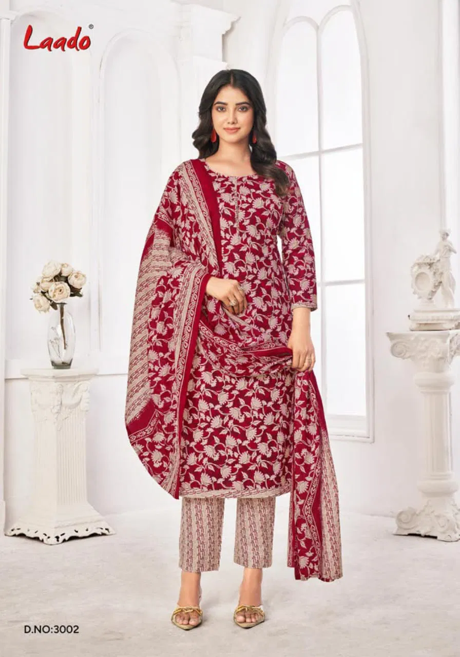 Princess Vol 3 By Laado Cotton Printed Dress Material Suppliers In India